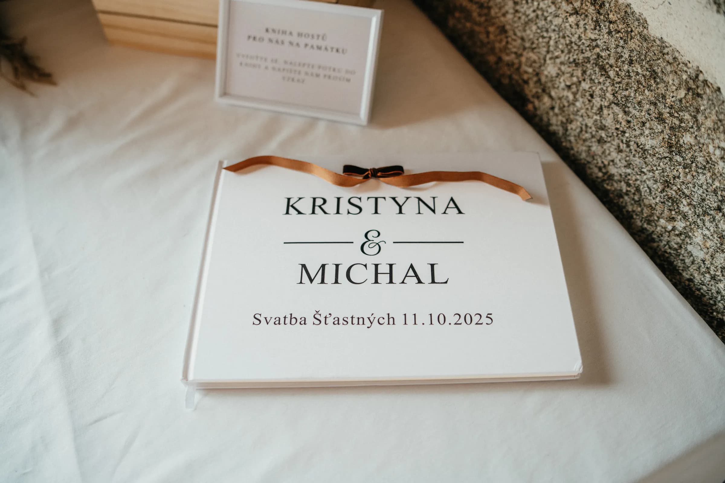 Svatební oznámení Kristýna a Michal, detail